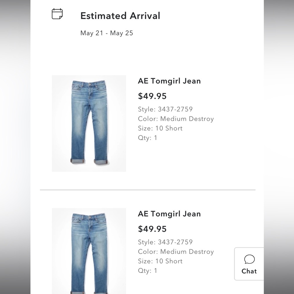 American Eagle Outfitters Tomgirl Jeans